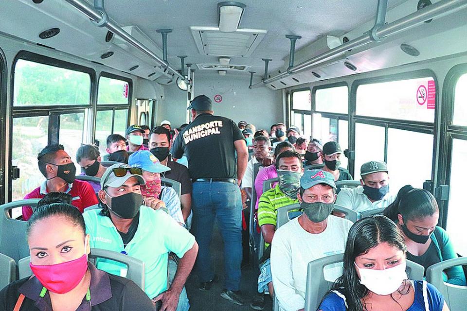 web usuario2 Continúan filtros de seguridad y salud en transporte público