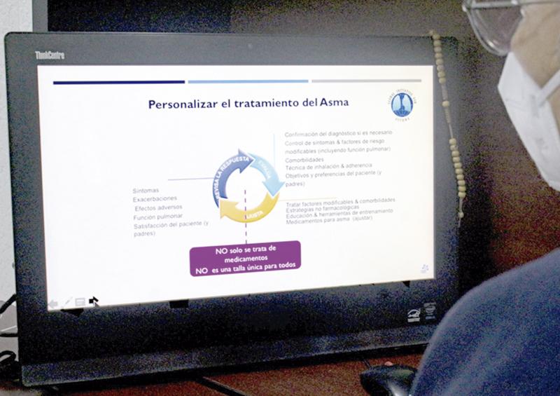 capacitacion Capacitan en tratamientos de pacientes con asma: SSa