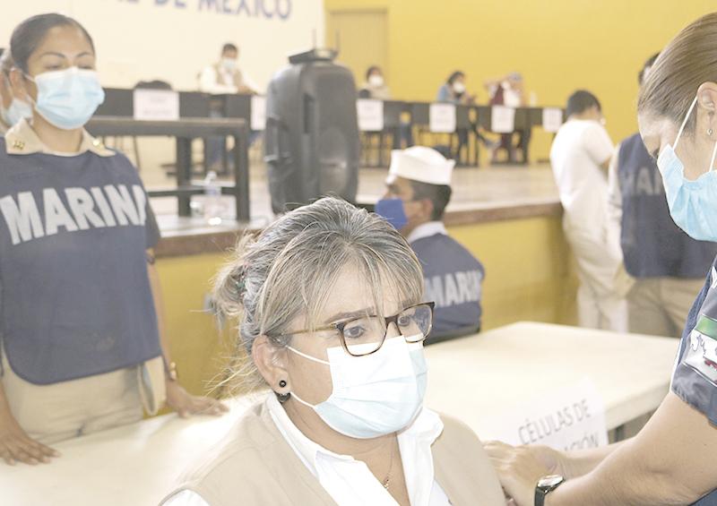 educacion Simulacro de vacunación de Covid-19 para trabajadores