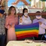 Jacqueline Liceaga y comunidad LGBT+ juntos por los derechos Partido Verde Ecologista