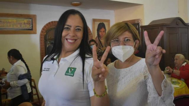 Jacqueline Liceaga presente en encuentro con más de doscientas promotoras del Verde Ecologista en BCS y México Candidata al Distrito I Local por el Partido Verde Ecologista