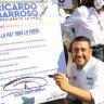 Compromete Barroso pavimentación y bacheo para La Paz Ricardo-Barroso