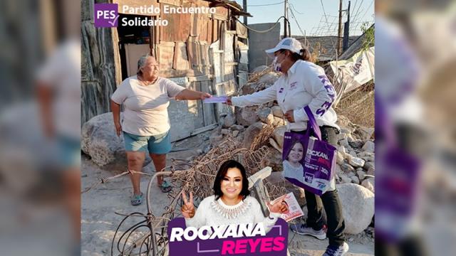 Llegar a cada rincón del distrito dos, compromiso de Rocxana Reyes Candidata del PES