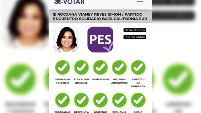Rocxana Reyes es la candidata mejor evaluada para el distrito dos por “Saber Votar” Candidata a la gubernatura por el PES