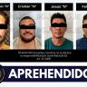 PGJE aprehende a 4 personas y recupera un vehículo Aprehendidos por diversos delitos