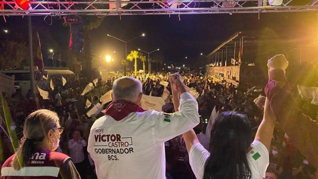 Loreto ya decidió decir adiós a gobiernos corruptos y lograr la transformación en BCS: Víctor Castro Candidato a la gubernatura Víctor Castro en Loreto