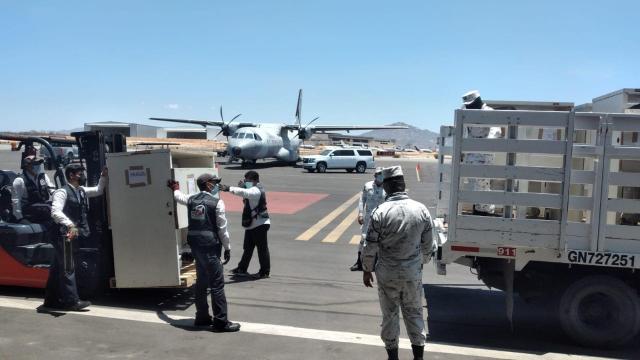 Arriban a Los Cabos insumos médicos para hacerle frente a la emergencia sanitaria por Covid-19 Insumos médicos en Los Cabos