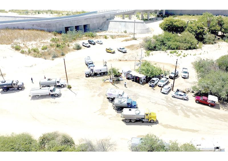 pipas Distribución de agua afectada por fallas operativas