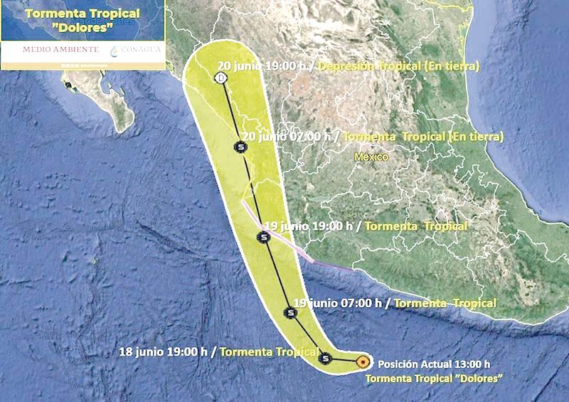 tormenta TT “Dolores” no representa riesgo para Los Cabos