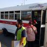Convoca Coepris al transporte urbano a cumplir con medidas sanitarias Coepris realizando revisiones en transporte urbano