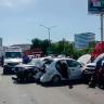 24-Accidentes El percance se registró a la altura de la colonia de Quintas del Marqués